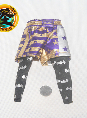 Hottoys HT 12寸1/6会场限定X特遣队 自杀小队小丑莱托短裤打底裤