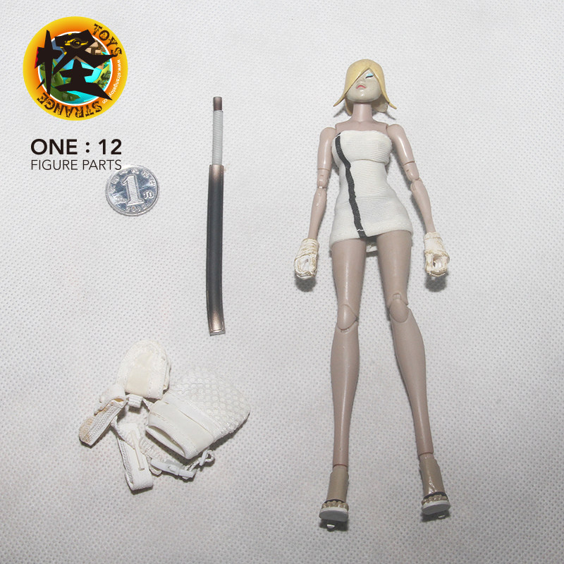 3a toys 6寸1:12 TQ明日后公主  白色女偶 非1:6  isobelle巴喳妹