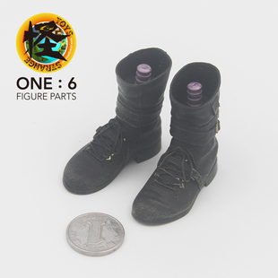 12寸1 阿丽塔 战斗天使 Alita人偶靴子散件 HOTTOYS 铳梦