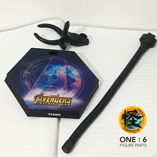 HotToys HT 12寸1/6 复仇者联盟3 雷神7.0托尔THOR 地台支架散件
