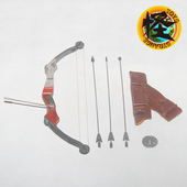 TOYS ARCHER 12寸1 6死面弓箭手TK TKLUB tk宝宝 弓箭武器散件