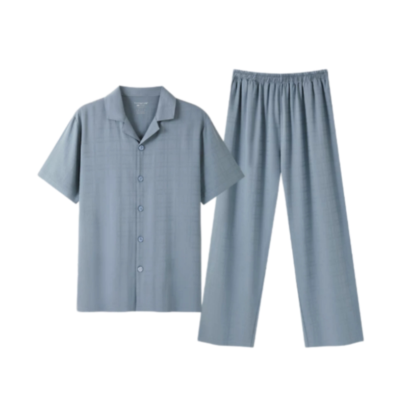 三枪春夏凉感密棉情侣家居服可外
