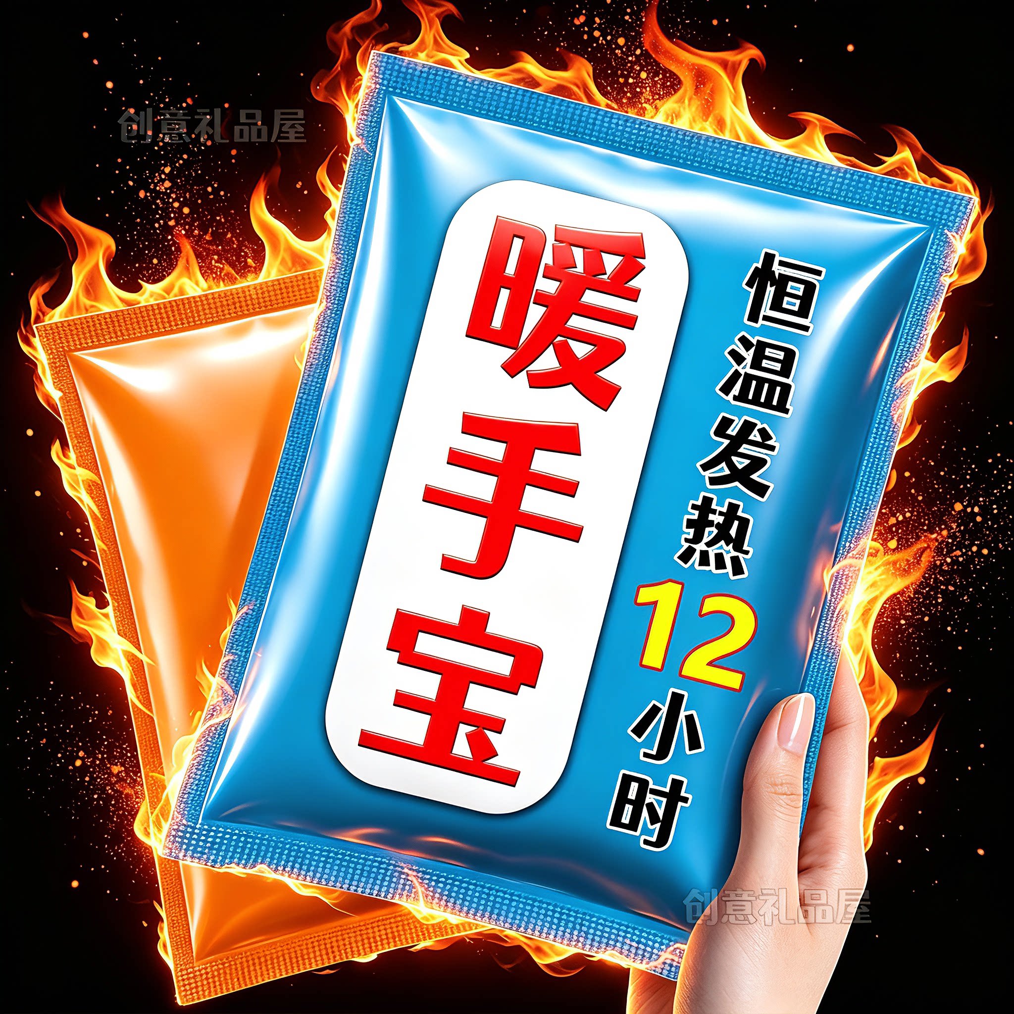 自发热穿戴式一次性暖手宝免充电