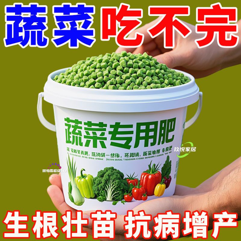 蔬菜专用肥有机肥瓜果绿植黄瓜西红柿韭菜辣椒颗粒缓释复合肥种菜