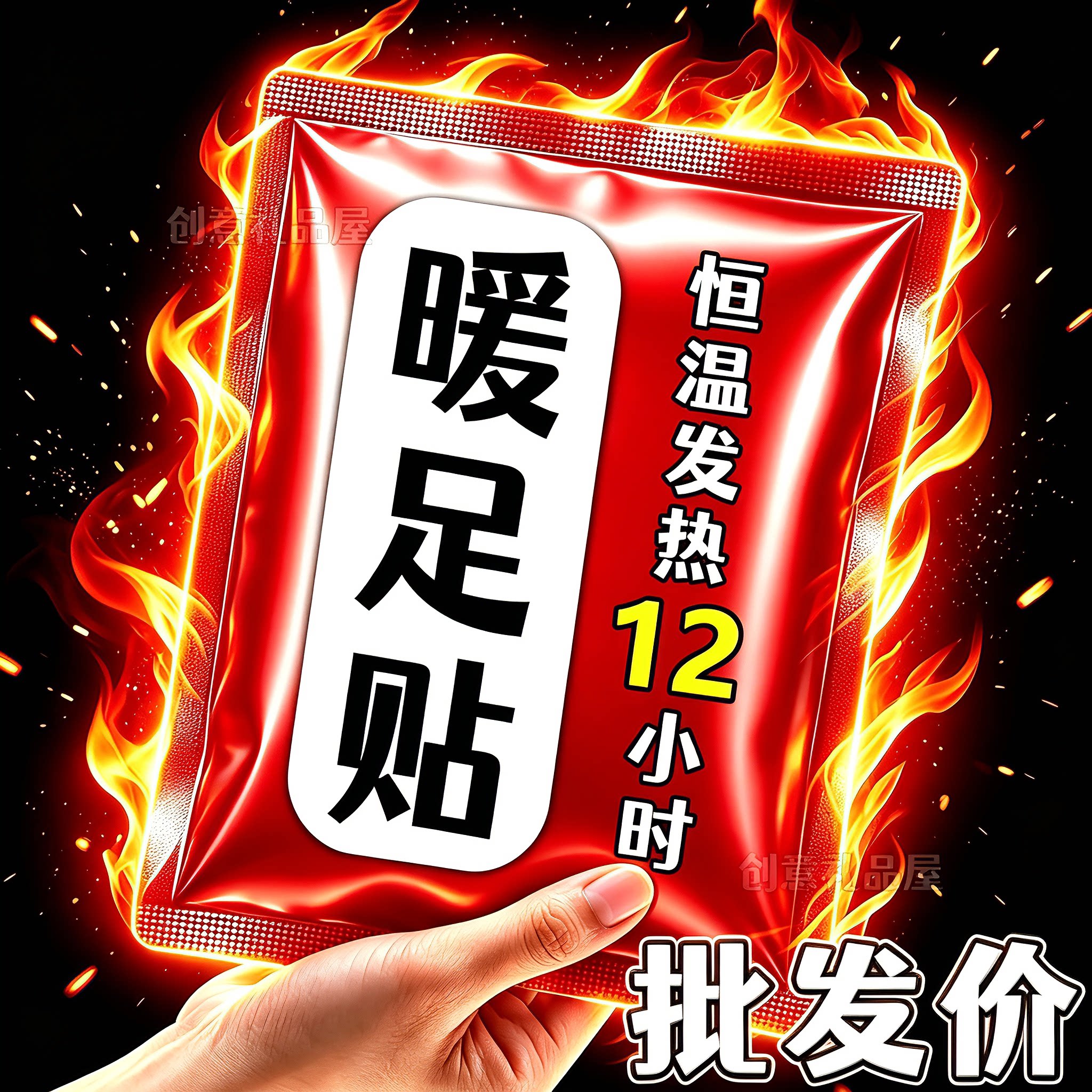 艾草暖贴暖足贴底自发热贴发热鞋垫防寒保暖宝宝贴生姜贴暖脚神器
