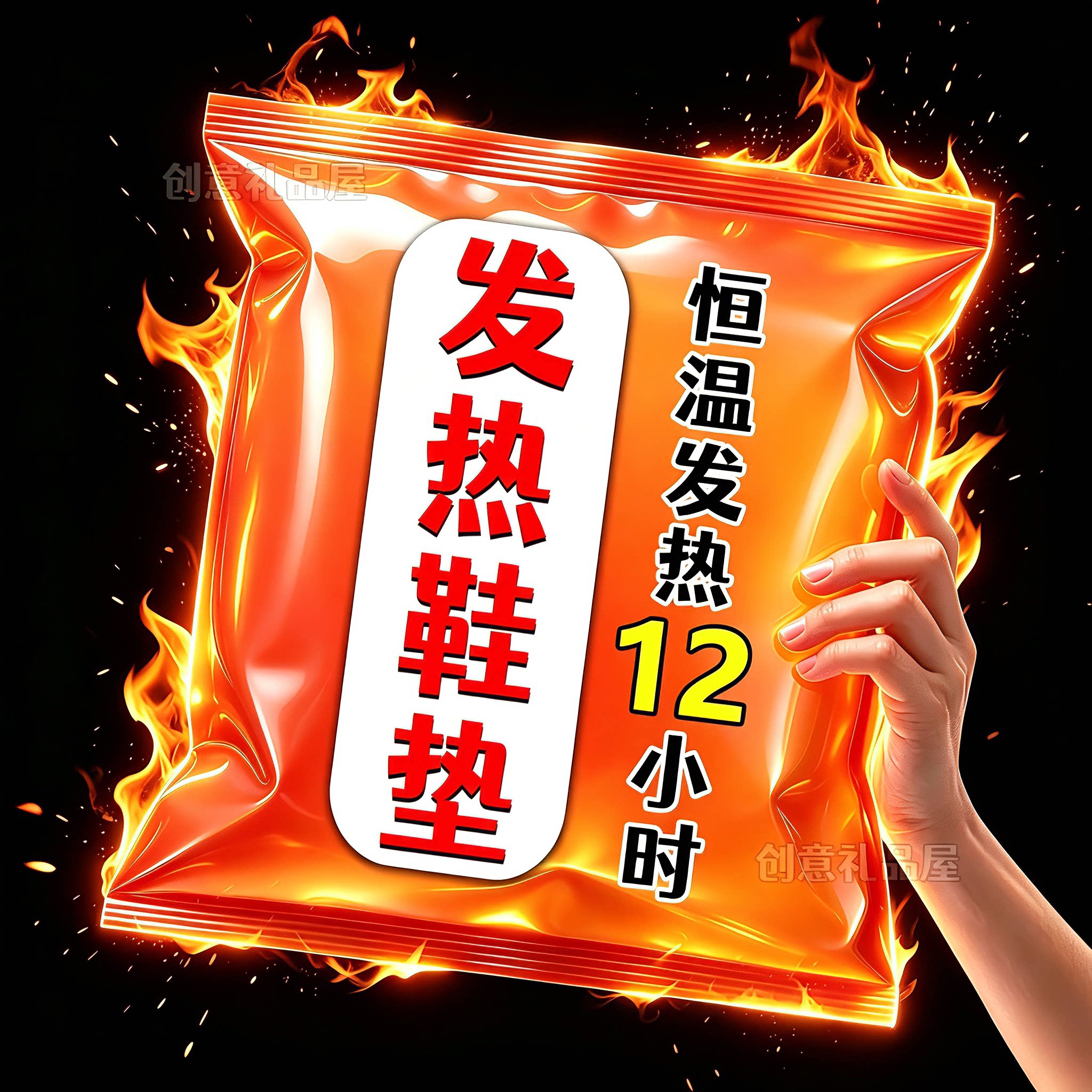 老北京艾草自发热免充电暖足贴