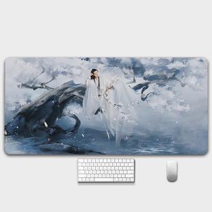 肖战鼠标垫超大号竞技游戏加厚锁边学生电脑办公桌垫明星周边定制