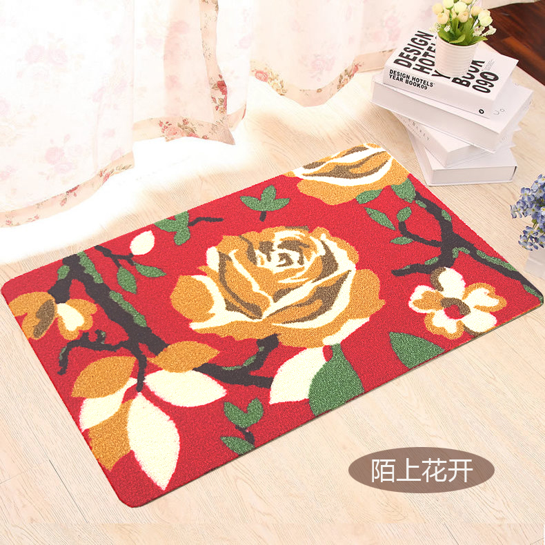 地垫门垫进门厨房卫生间吸水防滑垫吸油加厚田园风可机洗手洗包邮