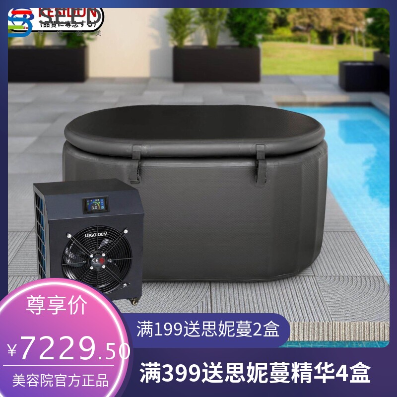 工厂跨境泳池恒温器浴缸快速升降温设备运动员康复理疗设备厂