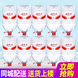 娃哈哈饮用纯净水15L*10桶整箱包邮家庭装办公室大桶装水泡茶水