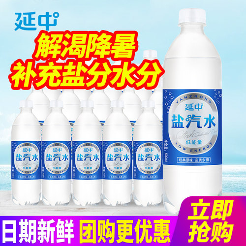 上海延中盐汽水600ml*4瓶