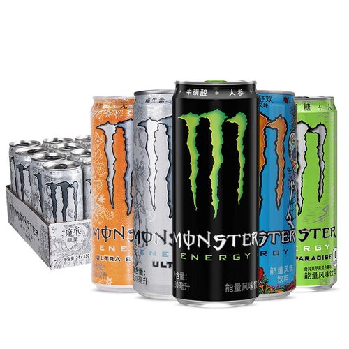可口可乐魔爪能量风味饮料330ml*12罐整箱包邮黑魔爪白魔爪饮品