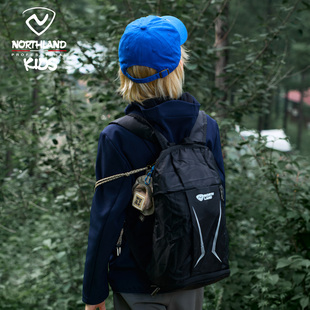 NORTHLAND儿童双肩包男童户外运动背包轻便旅行可折叠收纳露营包