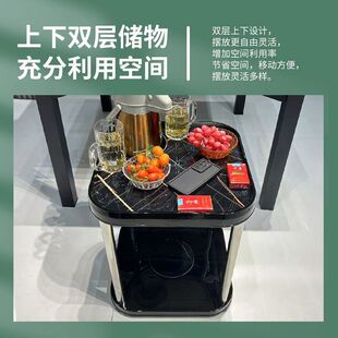 麻将桌茶几茶水架棋牌室麻将机旁小茶几烟灰缸水杯架麻将馆茶水台