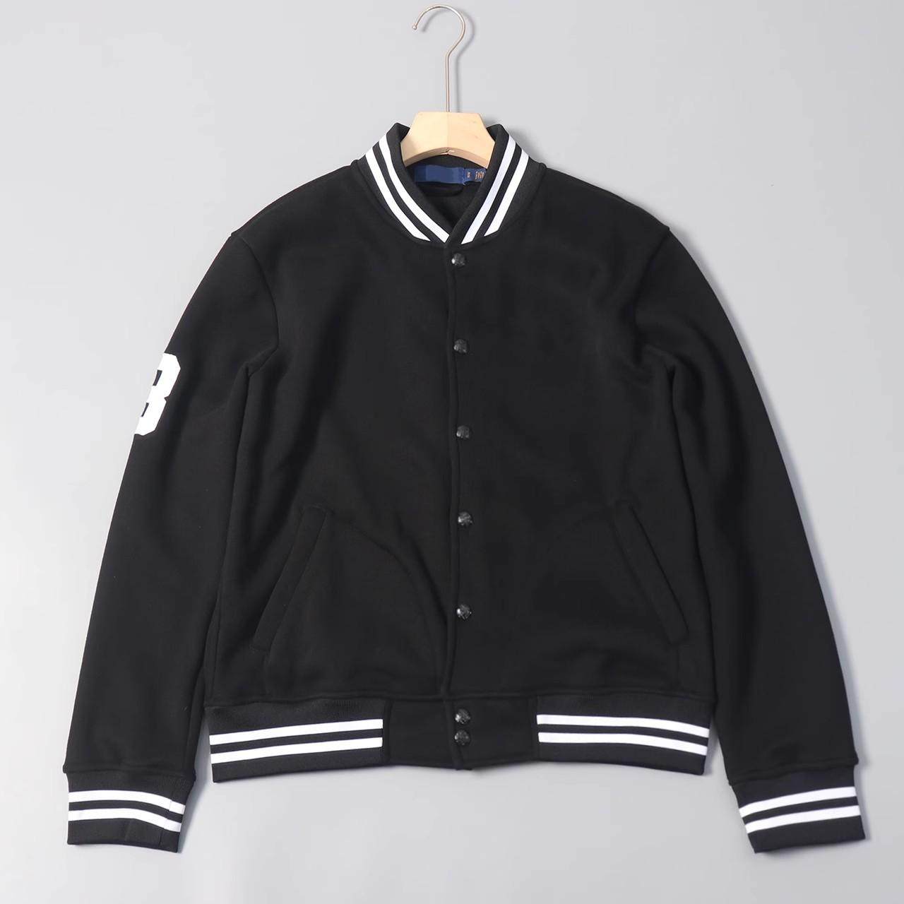 美系 新款大驹刺绣男女同款棒球服夹克