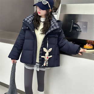 女童棉服2026新款洋气儿童时尚棉衣女孩时髦棉袄大童冬装加厚外套