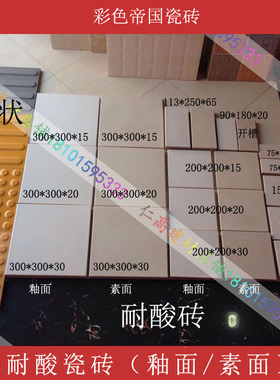 耐酸砖防腐蚀耐盐酸壁200高科技化石油化工厂300实验室65加厚瓷砖