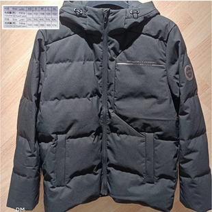 361度连帽羽绒服男装24冬季新款男子短款加厚鸭绒休闲外套