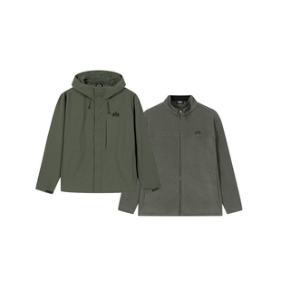 商场同款361度男款25年冬季新款加厚三合一绒里外套3605