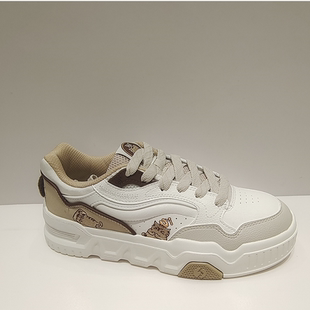 商场同款361度女士小白鞋革面新品25冬季防滑学生保暖休闲板鞋