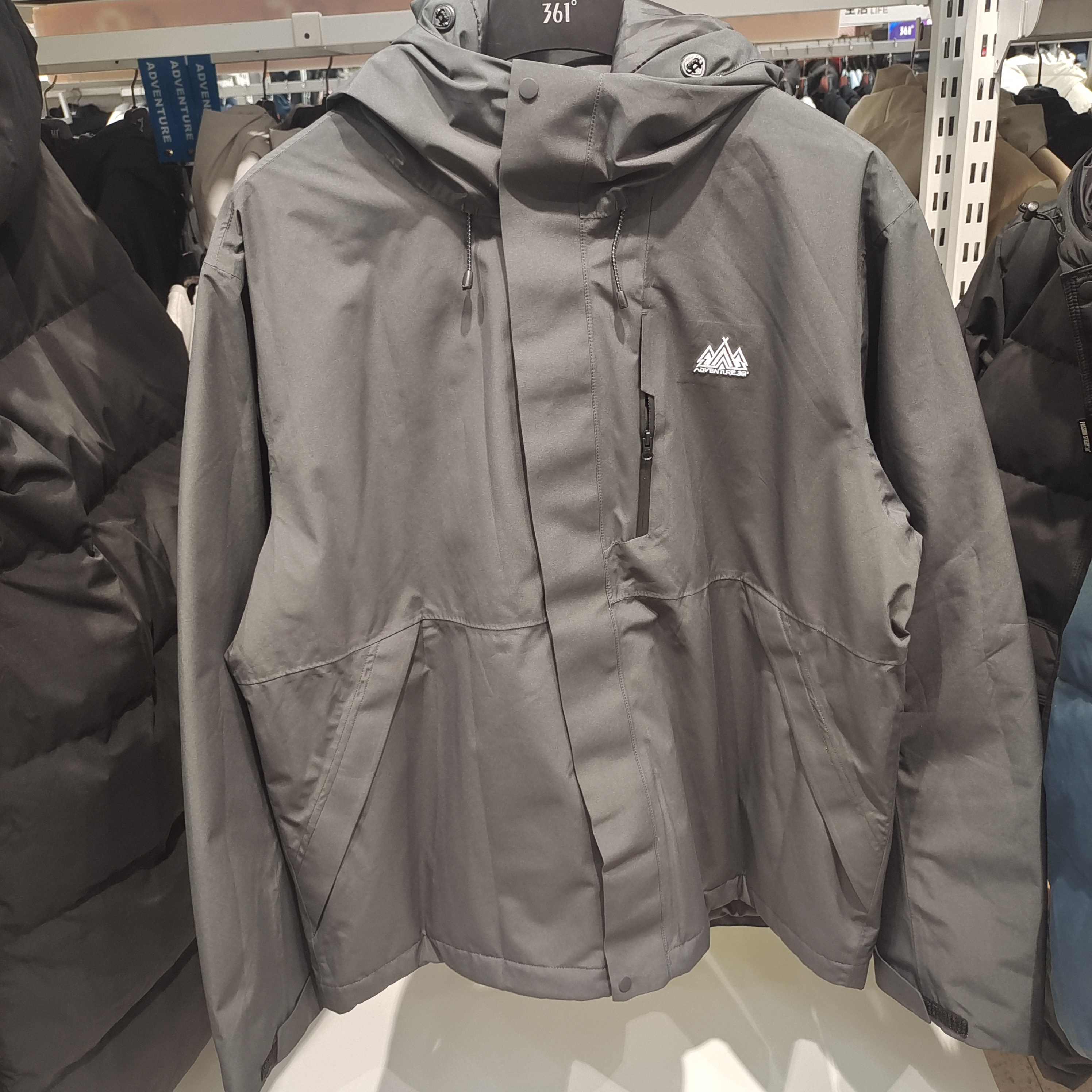 361度男士保暖运动外套连帽新品24冬男子轻薄短款羽绒服多款