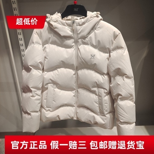 商场同款361度羽绒服女24冬季加厚短款连帽外套432N多款