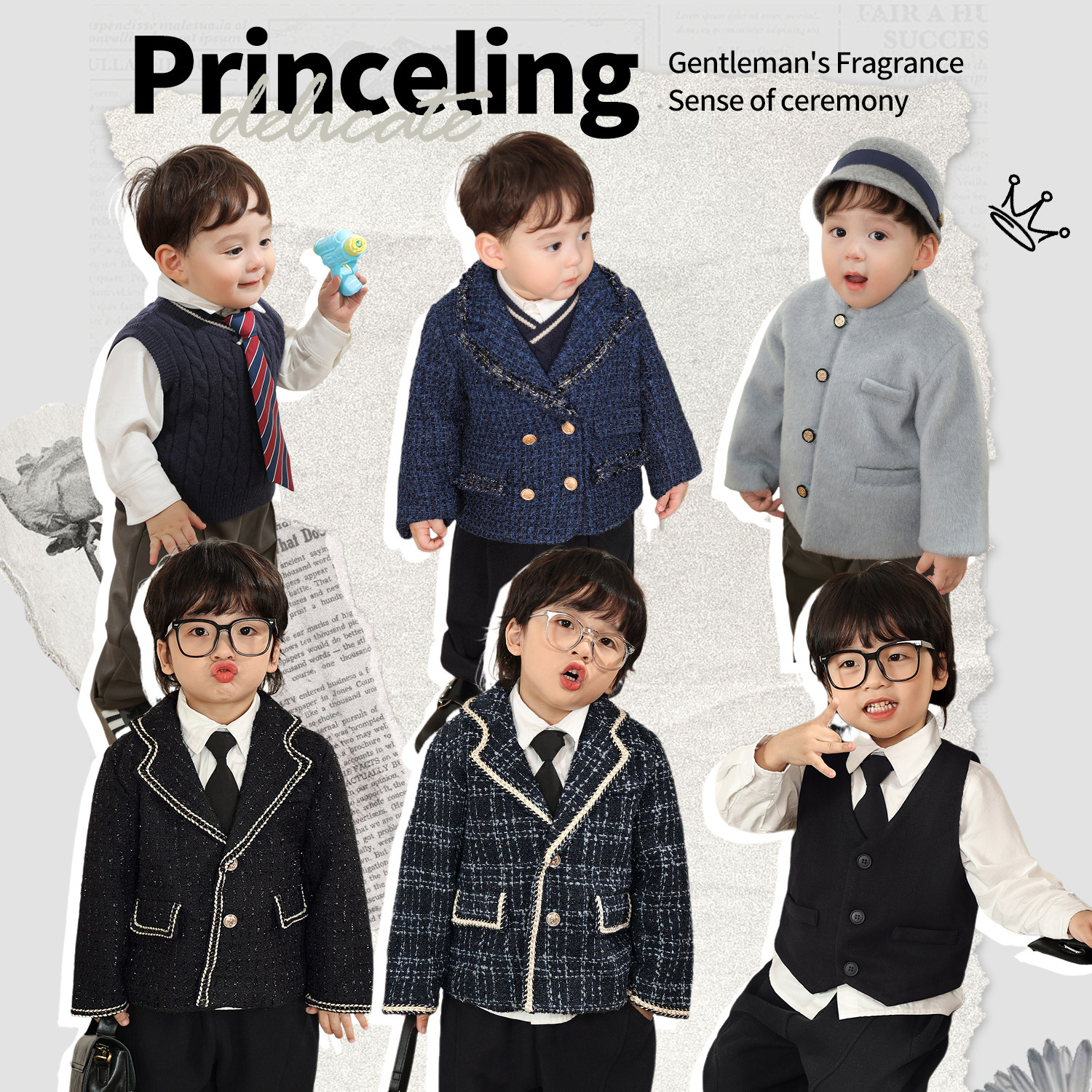 小O爸男婴童 宝宝秋冬套装抓周礼服保暖外套婴儿长袖西装外套冬装,童装/婴儿装/亲子装,套装,淘宝优惠券,粉丝福利购,淘宝优惠卷