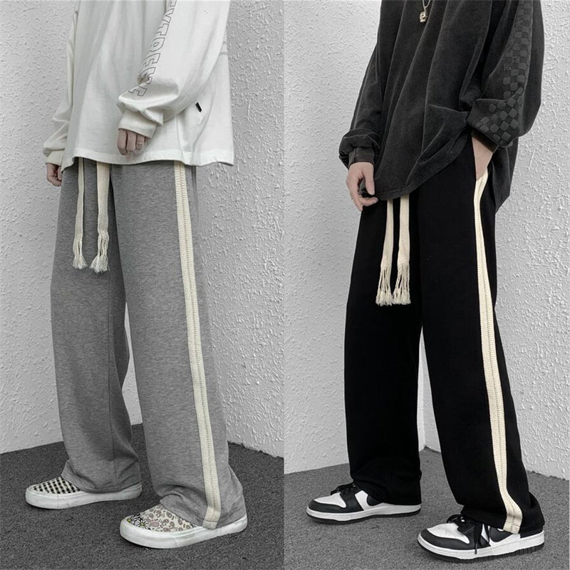 数据好~春季新款编织抽绳条纹休闲裤男1503B-K148-P50控68图片