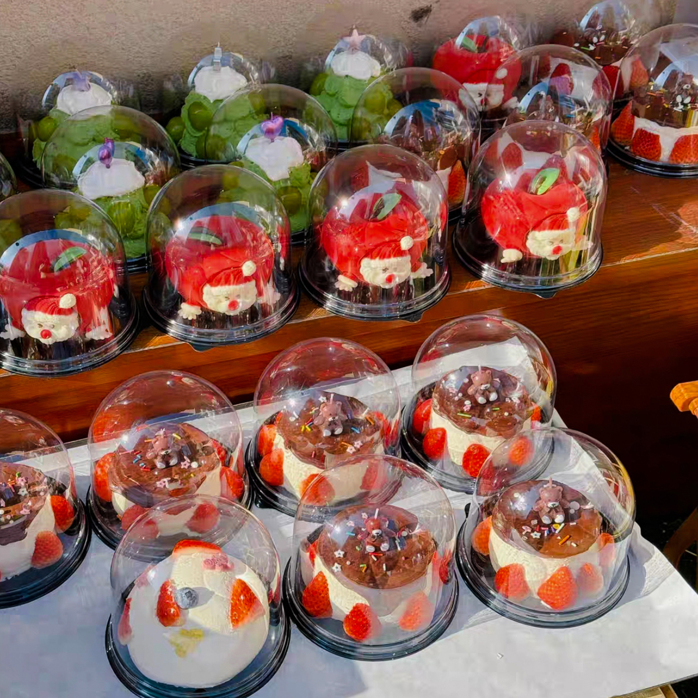 瑞莎4寸蛋糕盒包装圣诞节甜品盒