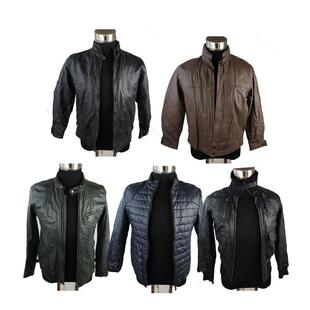 男装真皮皮衣头层牛皮夹克外套短款摩托骑行古着