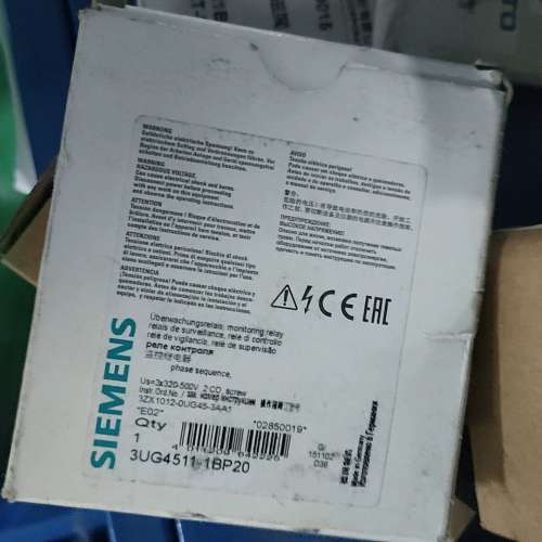 适用监控继电器 3UG4511-1BP20议价