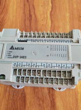 适用DVP24ESplc一台，实物图拍摄，通电指示灯议价