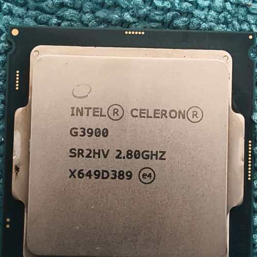 适用英特尔赛扬G3900 CPU，2.80GHz双核处理器，11议价