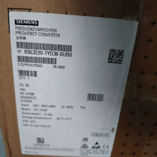 适用变频器6SL3220-1YD36-0UB0，G120X议价
