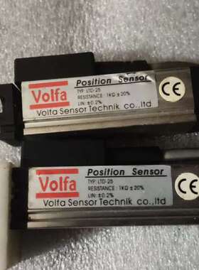 议价Volfa位移传感器，型号为LTD-25，电阻为1KΩ（±2议价