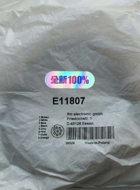适用 IFM E11807 带插座连接。项议价