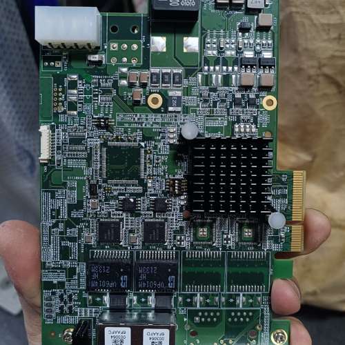 适用PCIe-GIE62+，POE两口千兆图像采集卡，成色如图，议价