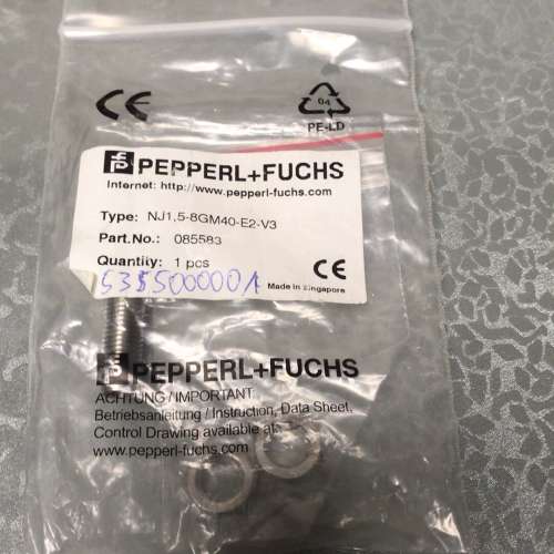 适用 P+F磁性接近开关磁场传感器 085584； NJ1议价
