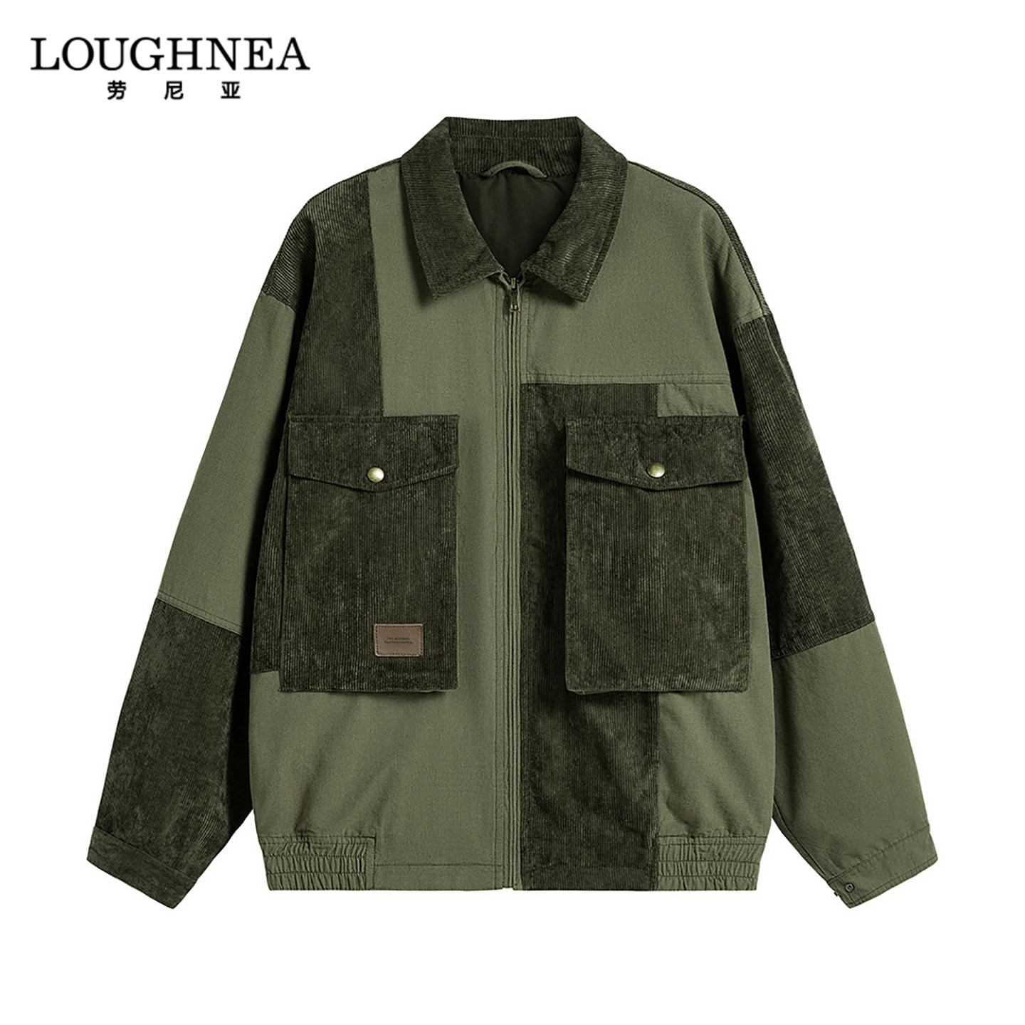 LOUGHNEA高端早春新款日系工装夹克外套男设计感巴恩风休闲茄克衫