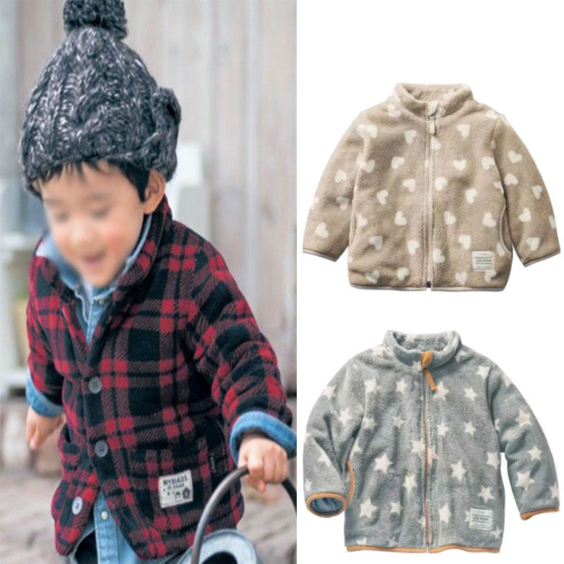 千家男女童摇粒绒外套儿童加绒开衫上衣宝宝拉链保暖外套棉内衬,童装/婴儿装/亲子装,普通外套,淘宝优惠券,粉丝福利购,淘宝优惠卷