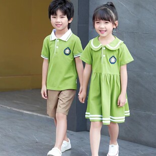 2024夏季新款男裤女裙童装套装