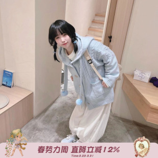 波奇 长裤 花苞裤 女高腰宽松阔腿裤 子 日系软妹可拆卸背带裤 Labeau