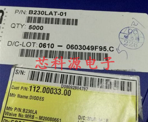 B230LAT-01 SMA 肖特基二极管 B230A  B230LA 全新进口原装DIODES