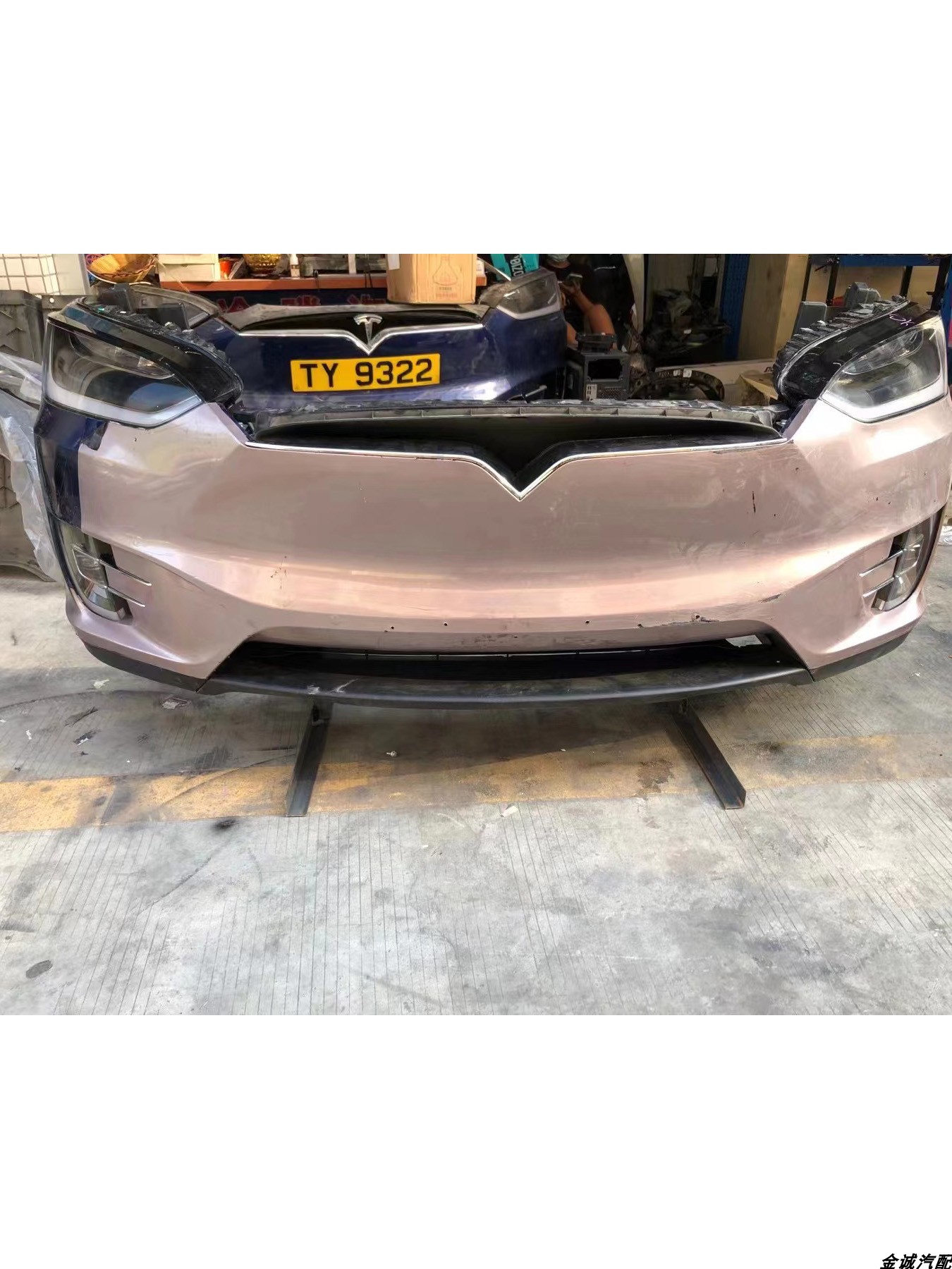 TESLA 모델에 적합 모델 XY 모델 3 앞 범퍼 그릴 모든 자동차 액세서리