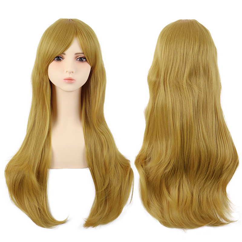 潼漫高温丝70CM微卷长发cos假发