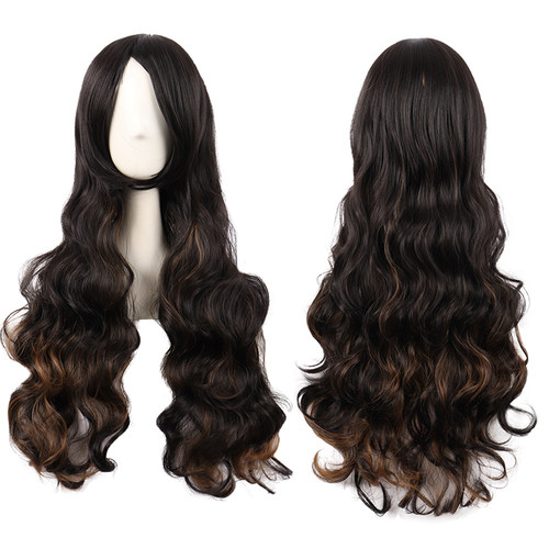 潼漫高温丝长卷发大波浪cos假发