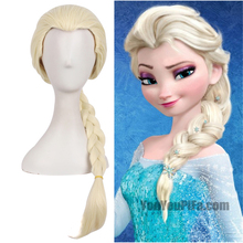 动漫冰雪奇缘 爱莎假发cosplay假发女金色艾莎公主Elsa长直发套