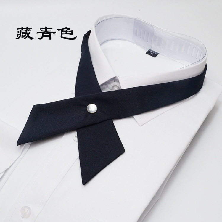 交叉领结 男士女士领结司仪主持人职业装日韩风格现货
