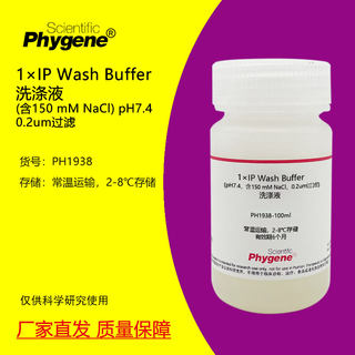 1×IP Wash Buffer洗涤液 (含150 mM NaCl) 100mL 免疫沉淀实验