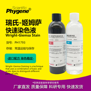 瑞氏-姬姆萨复合染色液动物排卵血涂片染色吉姆萨染液 2×100mL